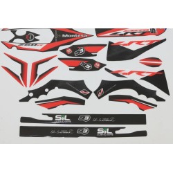 Kit déco MONTESA Ferrer Racing 2022-2023 4rt 260 rouge/noir