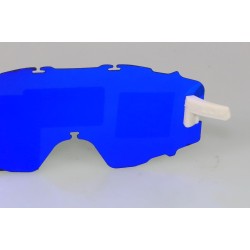 Ecran lunette casque R-FLOW Next irridium bleu