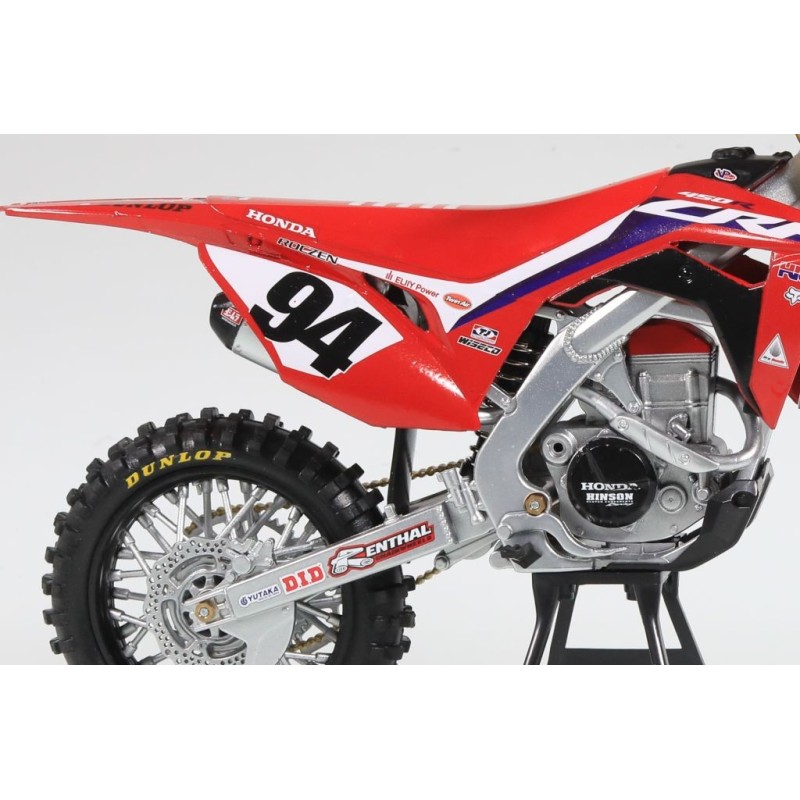 Miniature moto HONDA HRC CRF 450 R N°94 Ken Roczen 1/6e