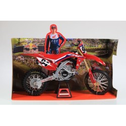 Miniature moto HONDA HRC CRF 450 R N°94 Ken Roczen 1/6e