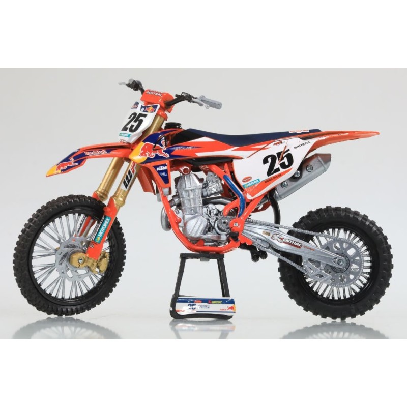 Miniature moto KTM SXF 450 N°25 M.MUSQUIN 1/10e
