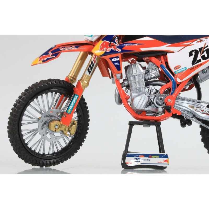 Miniature moto KTM SXF 450 N°25 M.MUSQUIN 1/10e
