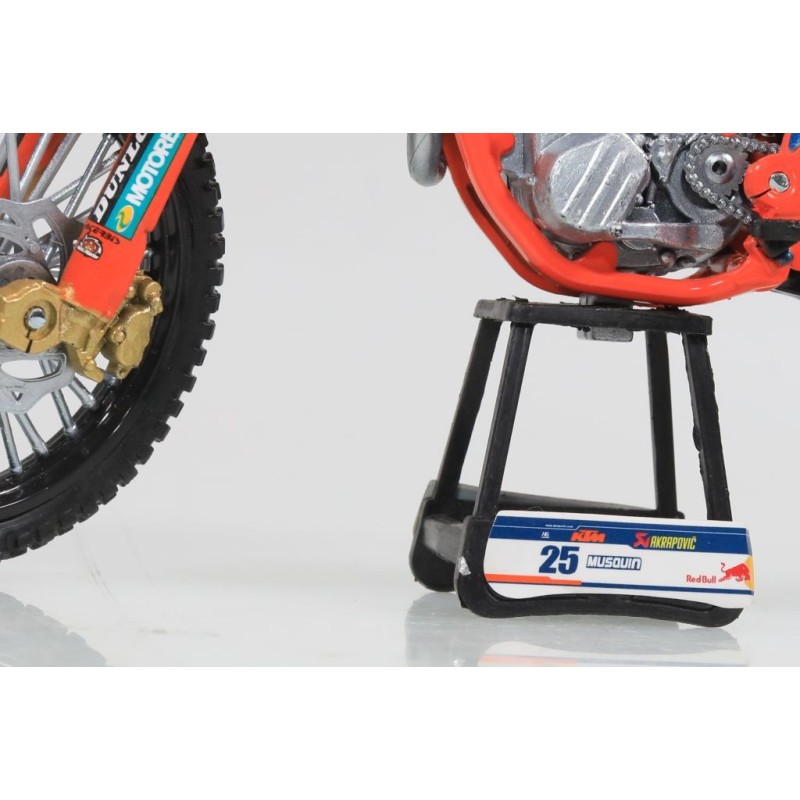 Miniature moto KTM SXF 450 N°25 M.MUSQUIN 1/10e