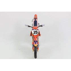 Miniature moto KTM SXF 450 N°25 M.MUSQUIN 1/10e