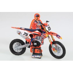 Miniature moto KTM SXF 450 N°25 M.MUSQUIN 1/10e
