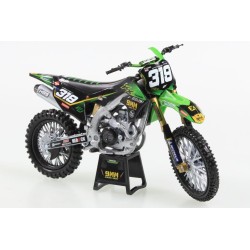 Miniature moto KAWASAKI KX450F N°319 Q.PRUGNIERES 1/12e
