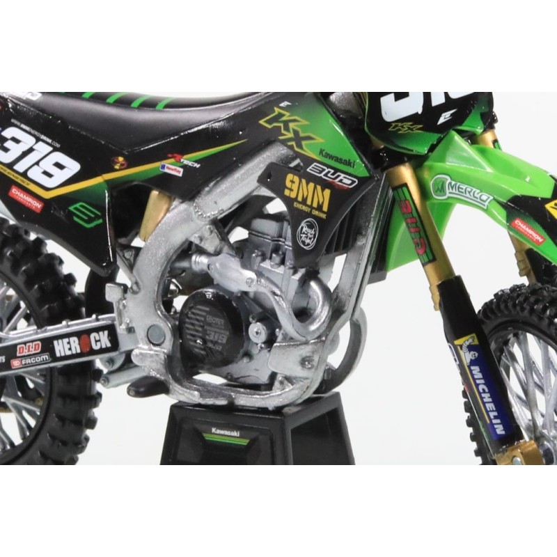 Miniature moto KAWASAKI KX450F N°319 Q.PRUGNIERES 1/12e
