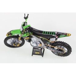 Miniature moto KAWASAKI KX450F N°319 Q.PRUGNIERES 1/12e