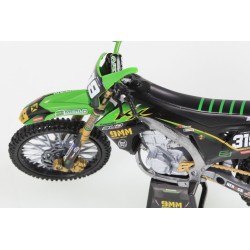 Miniature moto KAWASAKI KX450F N°319 Q.PRUGNIERES 1/12e