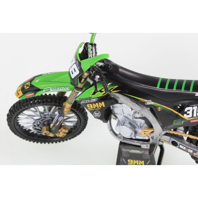 Miniature moto KAWASAKI KX450F N°319 Q.PRUGNIERES 1/12e
