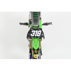 Miniature moto KAWASAKI KX450F N°319 Q.PRUGNIERES 1/12e