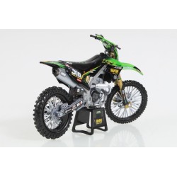 Miniature moto KAWASAKI KX450F N°319 Q.PRUGNIERES 1/12e