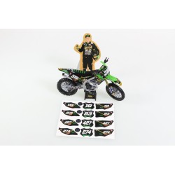 Miniature moto KAWASAKI KX450F N°319 Q.PRUGNIERES 1/12e