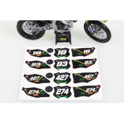 Miniature moto KAWASAKI KX450F N°319 Q.PRUGNIERES 1/12e