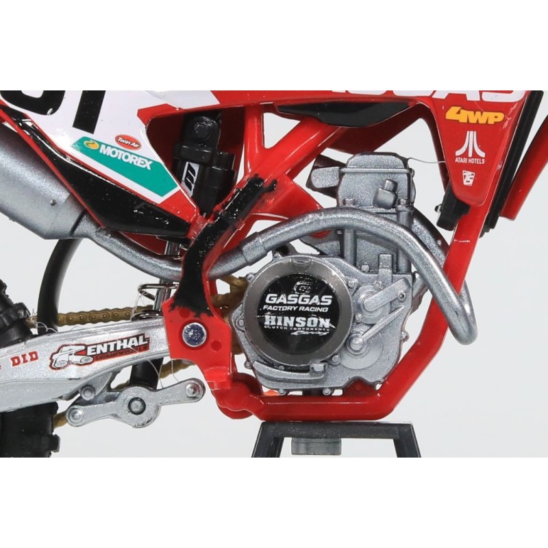 Miniature moto GASGAS 450F N°51 J.BARCIA 1/12e
