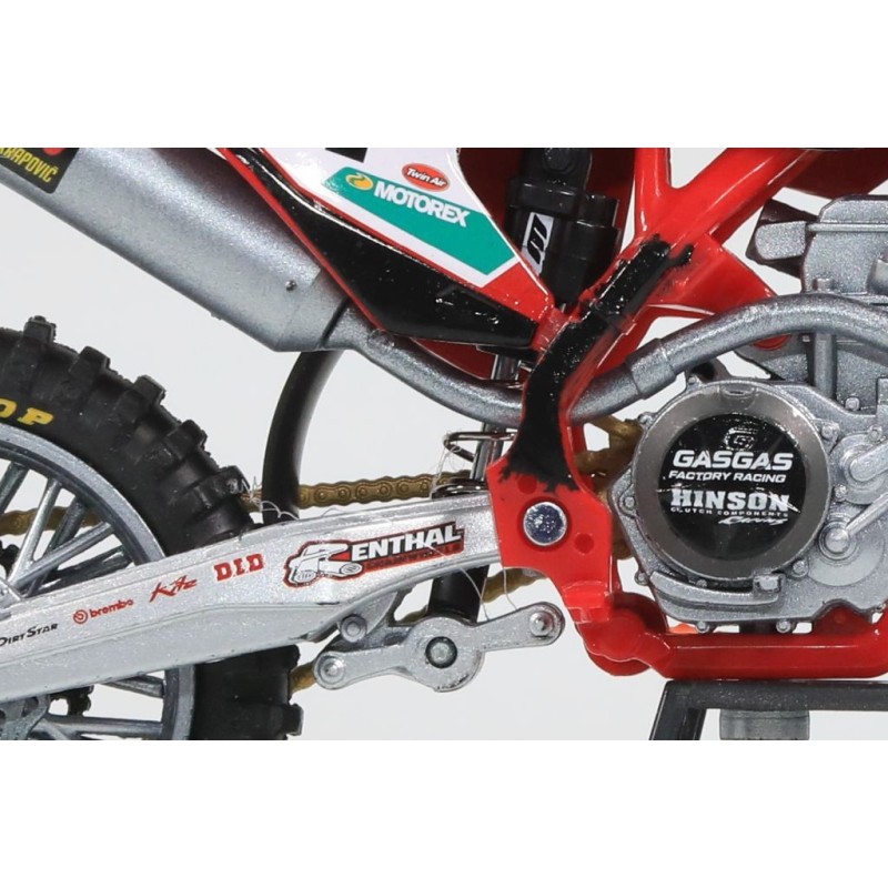 Miniature moto GASGAS 450F N°51 J.BARCIA 1/12e