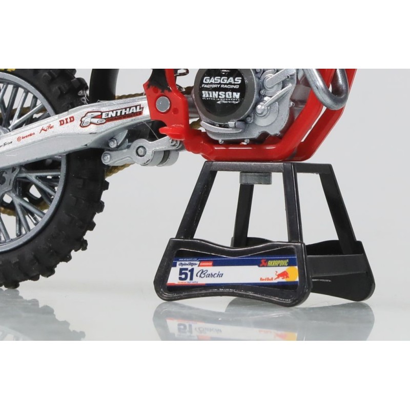 Miniature moto GASGAS 450F N°51 J.BARCIA 1/12e