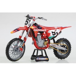 Miniature moto GASGAS 450F N°51 J.BARCIA 1/12e