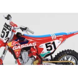 Miniature moto GASGAS 450F N°51 J.BARCIA 1/12e
