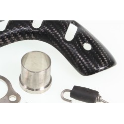 Protection coude echappement carbone TERMIGNONI 