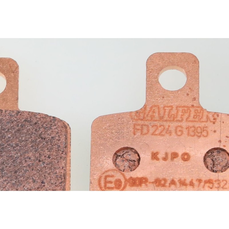 Plaquettes frein AR type 224 GALFER G1395 métal frittée