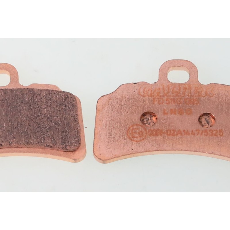 Plaquettes frein AV type 511 GALFER G1395 métal frittée