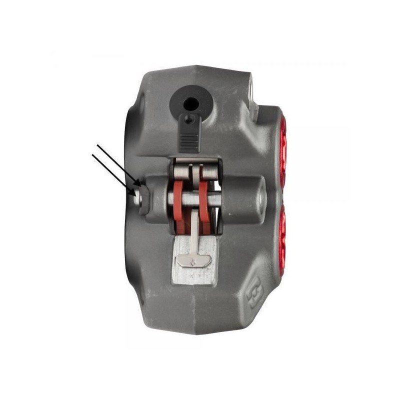 Vis goupille etrier AV BRAKTEC monobloc 