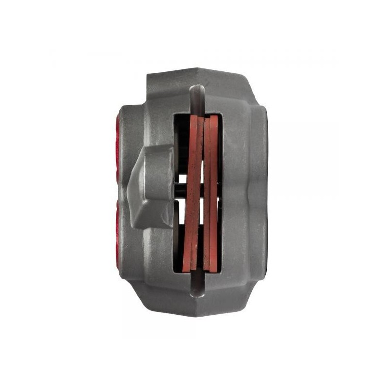 Etrier frein AV BRAKTEC 4 pistons noir/rouge