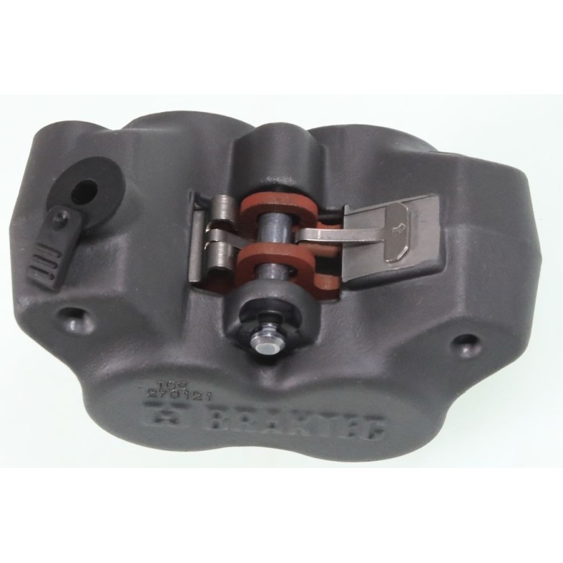 Etrier frein AV BRAKTEC monobloc 4 pistons  noir