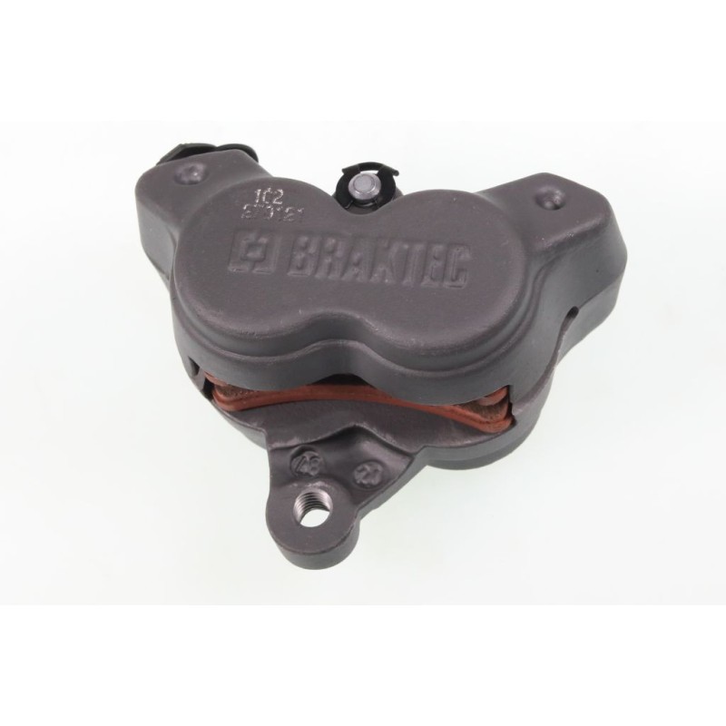 Etrier frein AV BRAKTEC monobloc 4 pistons  noir