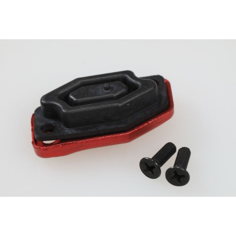 Couvercle maitre cylindre BRAKTEC embrayage DOT4 rouge