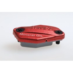Couvercle maitre cylindre BRAKTEC embrayage mineral rouge