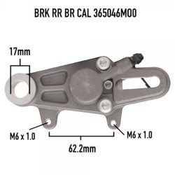 Etrier frein AR BRAKTEC 2 pistons MONTESA 2001-2023