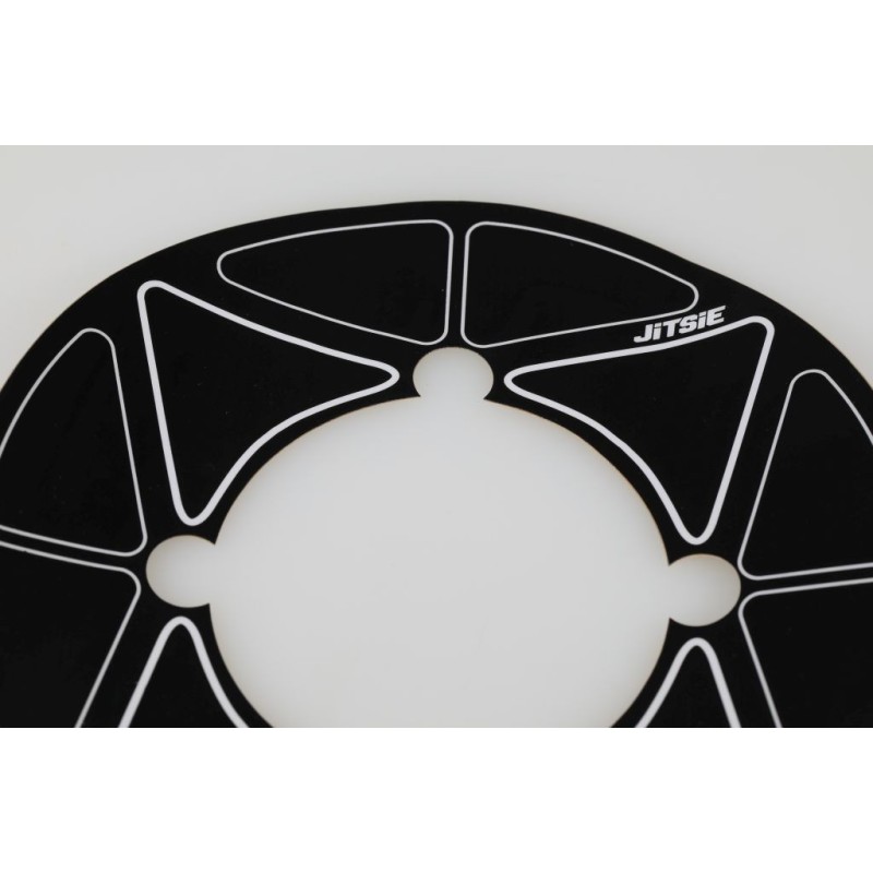 Autocollant protege couronne 1face 41 a 44 dents JITSIE noir