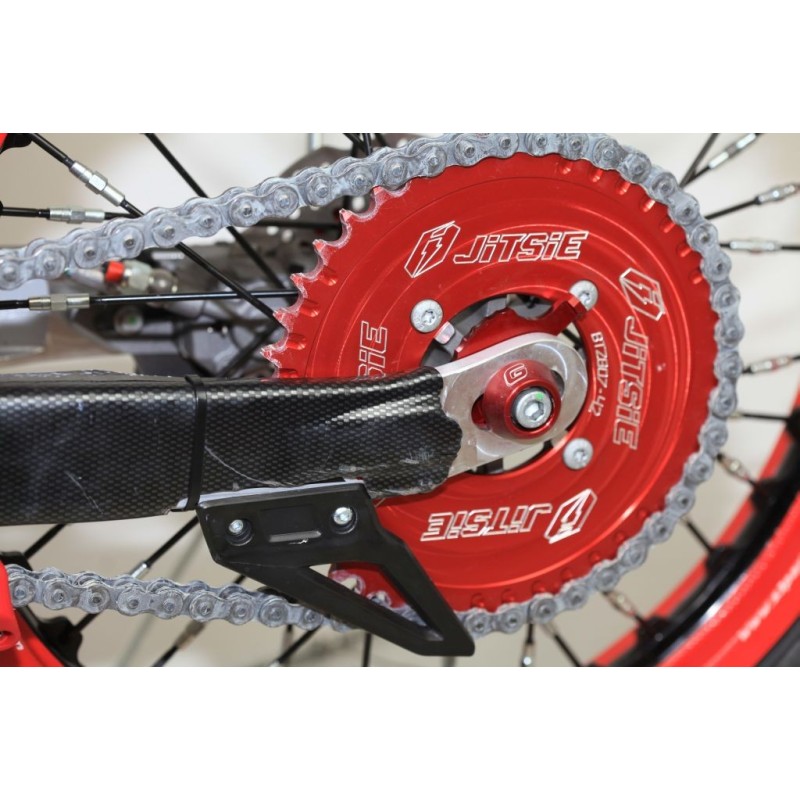 Couronne 4 trous fermée JITSIE rouge 39 à 42 dents