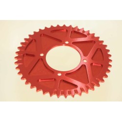 Couronne 4 trous fermée JITSIE rouge 43 à 44 dents