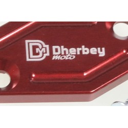Couvercle maitre cylindre BRAKTEC JITSIE DHERBEY MOTO frein rouge