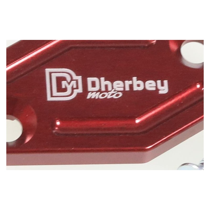 Couvercle maitre cylindre BRAKTEC JITSIE DHERBEY MOTO frein rouge