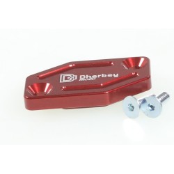 Couvercle maitre cylindre BRAKTEC JITSIE DHERBEY MOTO frein rouge
