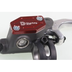 Couvercle maitre cylindre BRAKTEC JITSIE DHERBEY MOTO frein rouge