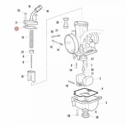 Joint chapeau carburateur KEIHIN PWK28 JITSIE adaptable