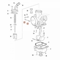 Kit vis air carburateur KEIHIN PWK28 JITSIE adaptable