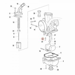 Pointeau carburateur KEIHIN PWK28 JITSIE adaptable