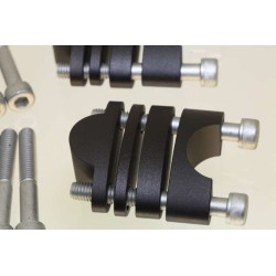 Pontet rehausse guidon avec barre 22.2mm