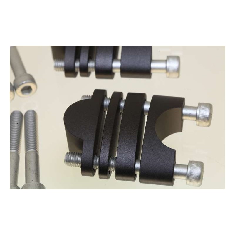 Pontet rehausse guidon avec barre 22.2mm