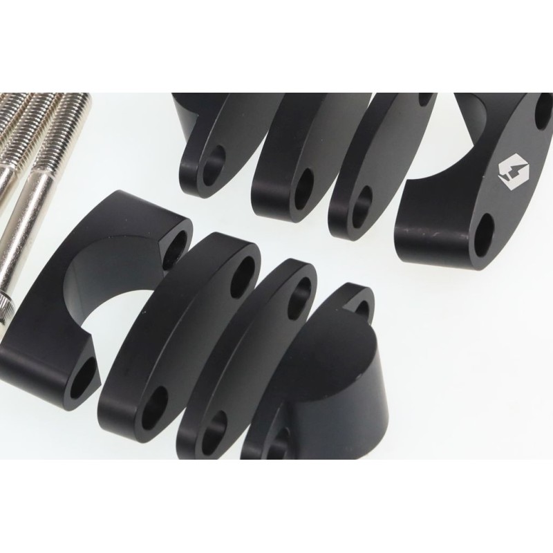 Pontet rehausse de guidon sans barre 28.6mm