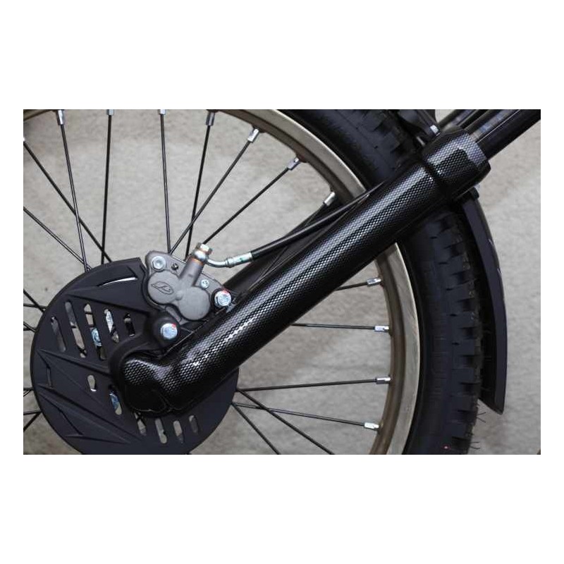 Protection fourche plastique JITSIE courte Type Paioli/Showa/Tech