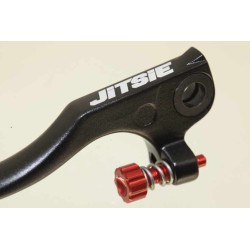 Levier frein AV long type GRIMECA JITSIE adaptable BETA noir vis reglage rouge