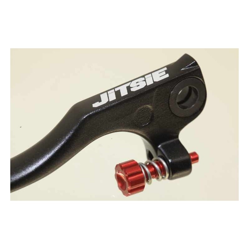 Levier frein AV long type GRIMECA JITSIE adaptable BETA noir vis reglage rouge