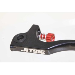 Levier embrayage long type GRIMECA JITSIE adaptable BETA noir vis reglage rouge